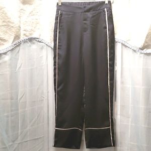 DANCE MARVEL NAVY/CREAM POLY. PANTS SZ S